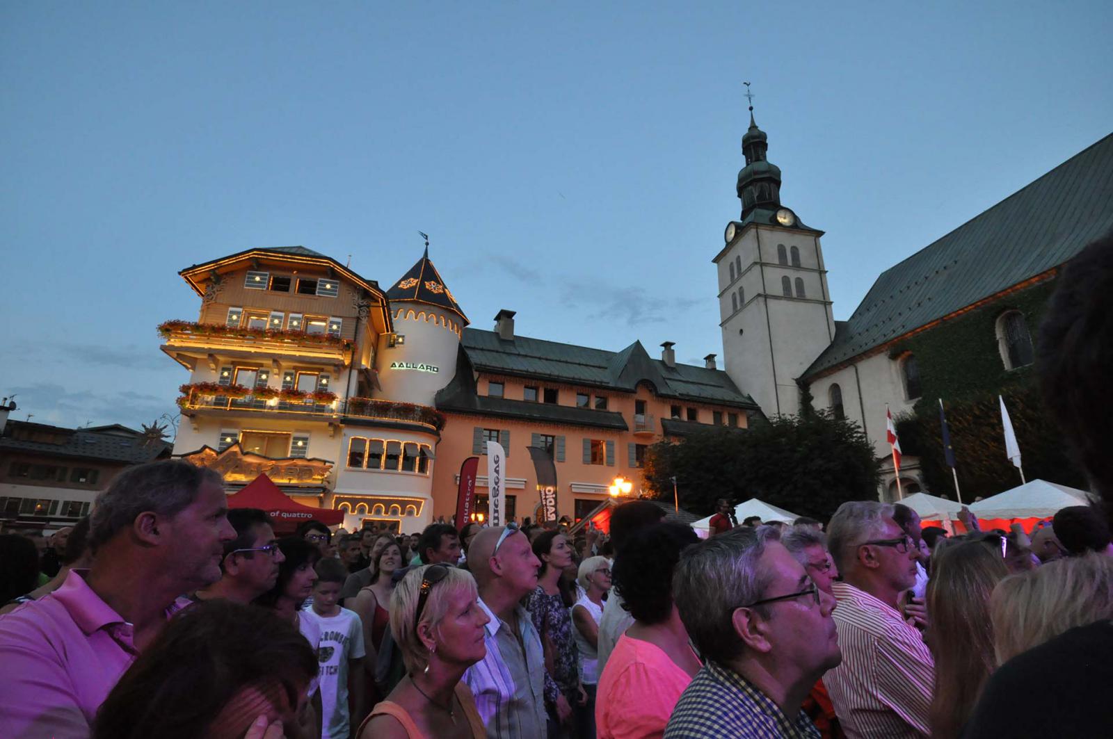 Concert à Megève l'été 